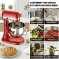 thumbnail image 3 of GVODE 6 Quart Stainless Steel Mixer Bowl for KitchenAid Lift Stand Mixers, 3 of 9