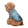 thumbnail image 5 of Honeii Woman Under Blossoming Tree Print Small Dog Hoodies Pet Hooded Sweatshirts Fall Winter Puppy Cat Sweaters Warm Clothes for Small Dogs Outfits Costume-Small, 5 of 7