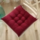 thumbnail image 1 of Thick Solid Color Frosted Chair Cushion with Soft Padding for Dining Office and Student Chairs All-Season Use Machine Washable, 1 of 8