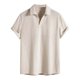 thumbnail image 2 of pstuiky camisetas de hombre, Blusa informal de manga corta con cuello en V y color liso para hombre ropa de hombre m, 2 of 4