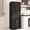 Black, variant on Tall Wood Food Cabinet with 4 Door and 2 Adjustable Shelves, White Storage Kitchen Pantry Cabinet with 4 Golden Handle , Wood Freestanding Cupboard for Kitchen, Dining Room, Living Room, Bathroom