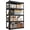 Black, variant on REIBII Garage Shelves Unit Heavy Duty 2000LBS Storage Shelves Pantry Shelves for Closet Storage Kitchen Shelves with 5 Tier Metal Shelving,White