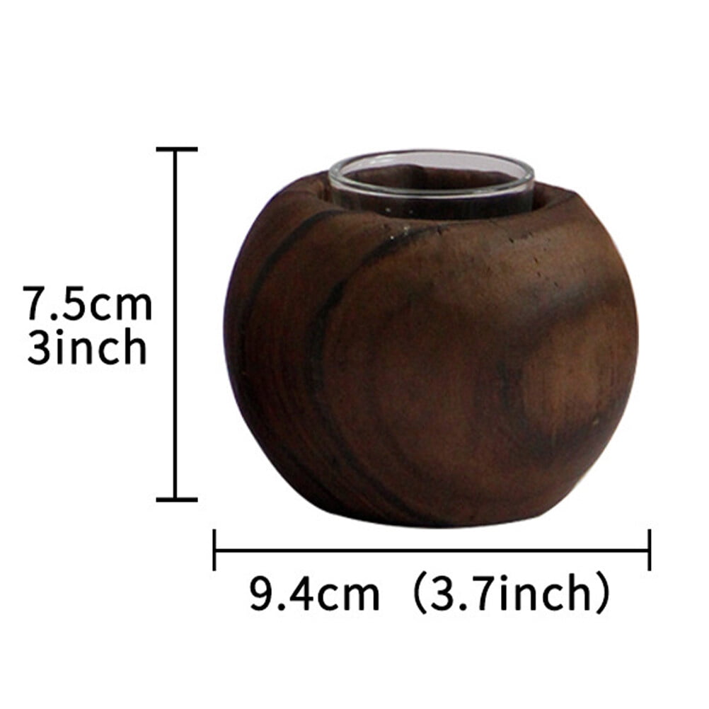 Wooden Tea Light Stand Candle Holder Vintage Style Candle Stand