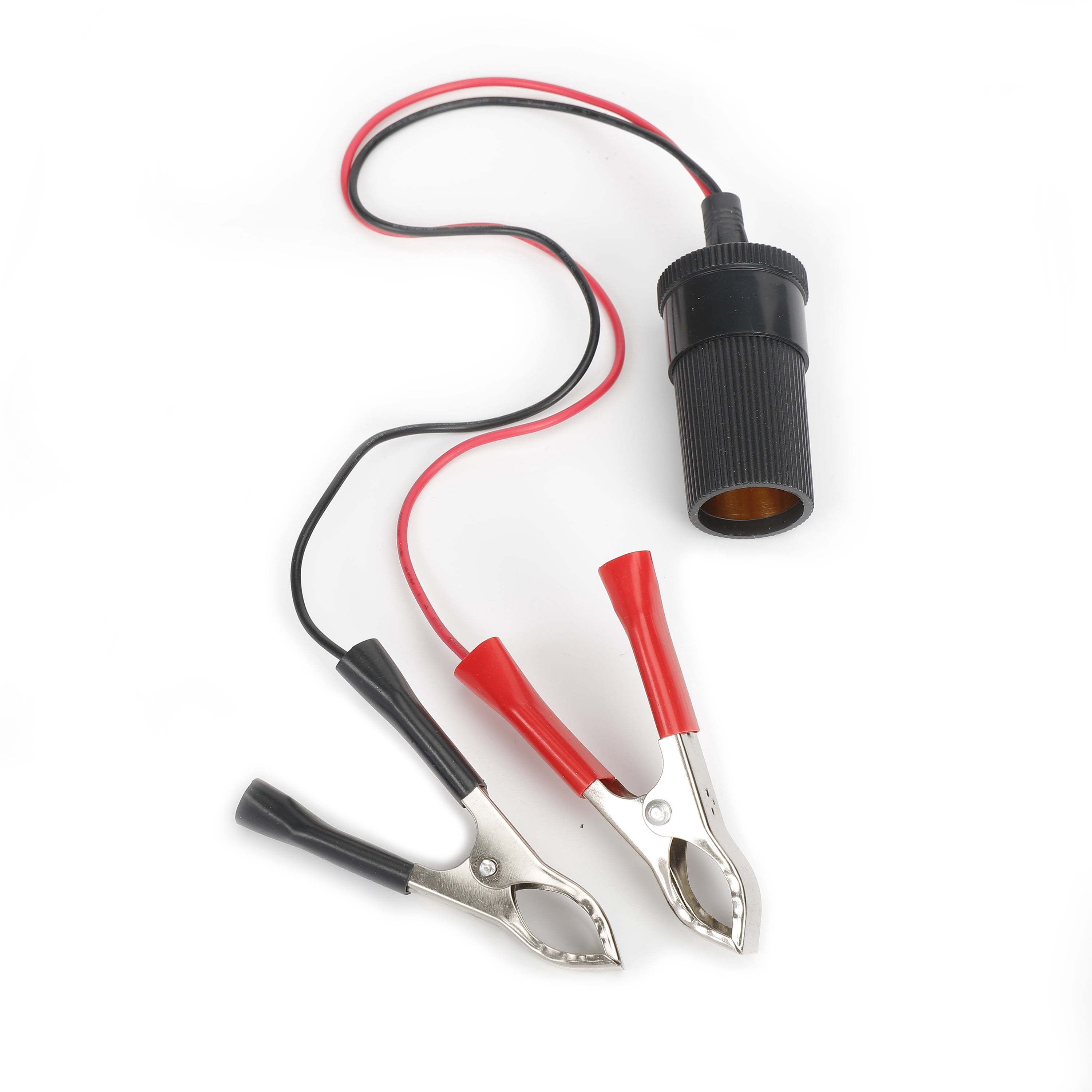 Ozark Trail 12-inch Marine Battery Clip to 12V Outlet Extension, Copper Plated, Model BT6219