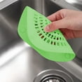 thumbnail image 5 of HengDidi Modern Bathroom Floor Drain Cover - Silicone Hair Catcher with Grip Base for Shower & Kitchen Sink Protection in Multiple Colors, 5 of 6