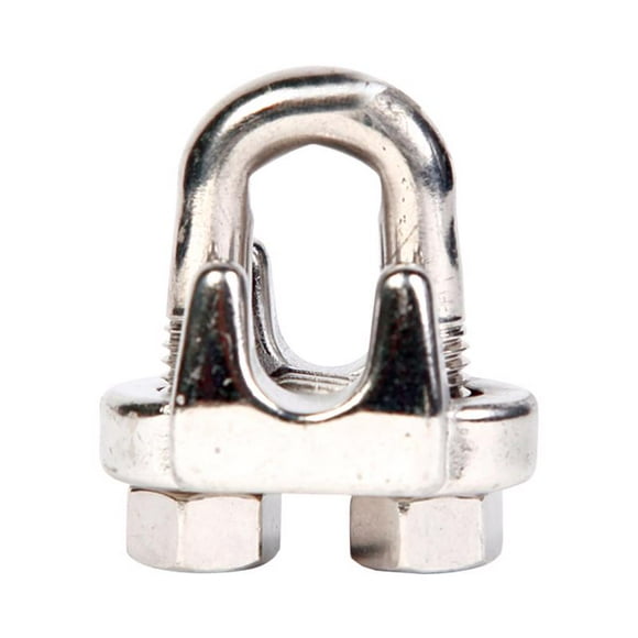 Clip para cables de acero inoxidable pulido Koch Industries (paquete de 10)