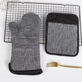 thumbnail image 3 of 1 Set Heat Resistant Glove Placemat Home Mitten Tablemat Kitchen Oven Mat, 3 of 8