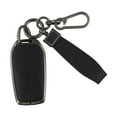 thumbnail image 4 of Lylong Car Accessories Zinc Alloy Leather Remote Key Fob Cover Case for Toyota for Tundra for Corolla Black, 4 of 8
