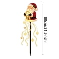 thumbnail image 6 of Liaiai Magic Fountain - Flowing Snowflake LED Christmas Garden Light, Solar Powered Outdoor Yard Decor with Stars Warm Glow Garden Stake for Christmas Holiday Decoration,Santa, 6 of 9