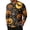 Ginger, variant on Halloween Shirt Men Skeleton Pumpkin Ghost Spooky Funny Scary Loose Fit Breathable Retro Halloween Costumes Men Saffron XL