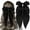 Black & Black, variant on Wattne Silky Hair Bows 2Pcs Big Hair Bows for Women Hair Ribbons Oversized Long Tail White Hair Bow Black Hair Bow Large Hair Ribbon Barrettes Metal Clips Bowknot Aesthetic Hair Accessories