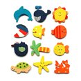 thumbnail image 4 of Visland Magnetic Animal Fridge Wooden Animal Magnets Novelty Cartoon Animals Numbers Letters Refrigerator Magnets Wooden Fridge Magnet Letters Whiteboard Magnetic Stickers for Learning/Education, 4 of 5