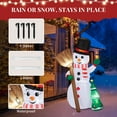 thumbnail image 5 of Tcbosik 6.1Ft Christmas Inflatable Decoration, LED-Lighted Blow-Up Snowman Holding Broom, Suitable for Indoor & Outdoor Xmas Decor, Ideal for Yard, Lawn, Garden, and Party Outdoor Ornament, 5 of 7