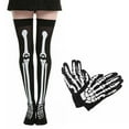 KDSJSXW Halloween Prom Props Glow In The Dark Skeleton Skeleton Gloves