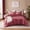 Ruby Wine, variant on Regency Heights Luxury Velvet Comforter Set, 3-Piece Bedding, All-Season Down Alternative Bed Set with Pillow Shams, Full/Queen, Ruby Wine