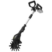 Sun Joe 24V Cordless Garden Tiller Cultivator Kit with Battery and Charger, 24V-TLR-LTE