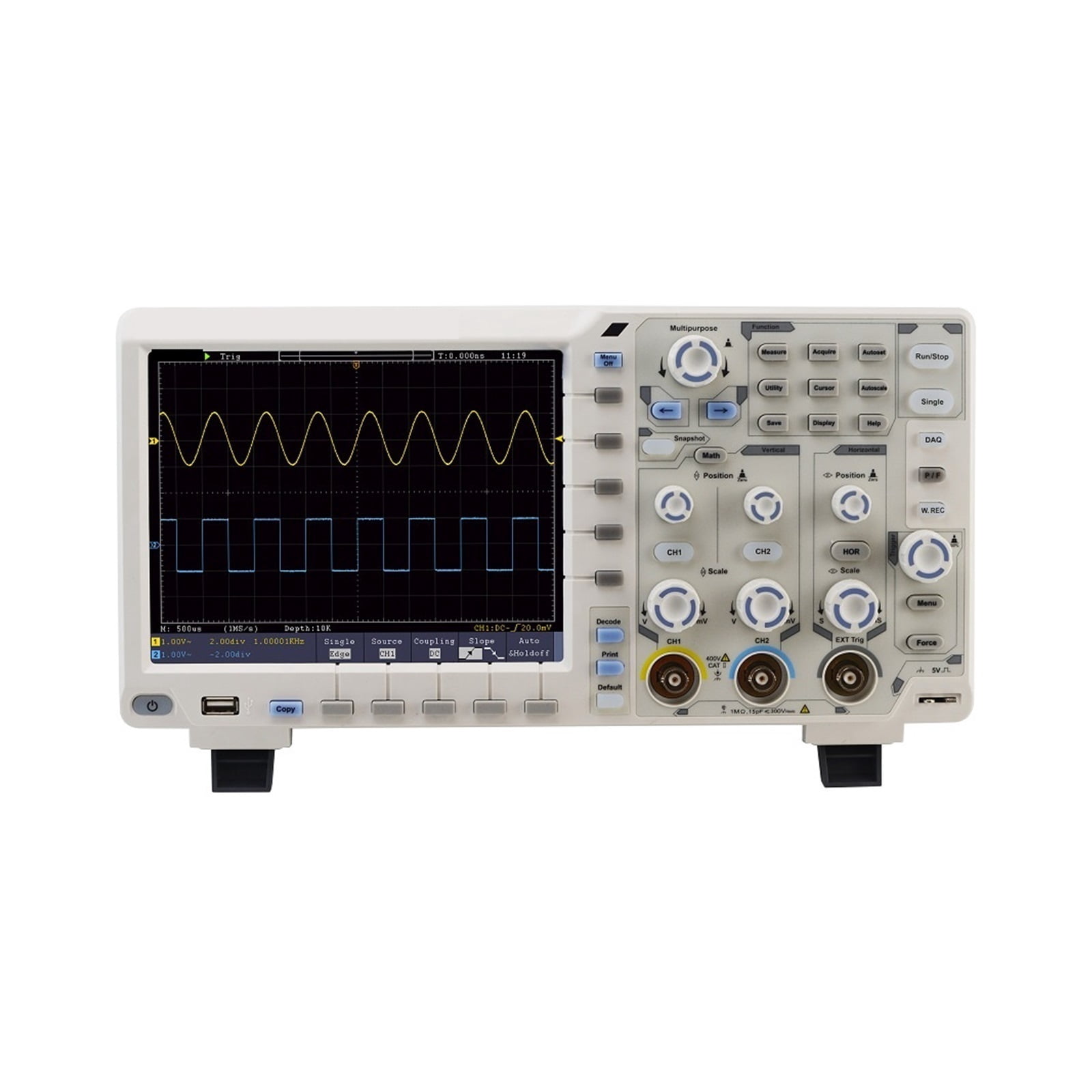Digital Oscilloscope 1GS/s 100MHz Record Length 12 Bits Multimeter Oscilloscope Generator ,Professional Designed