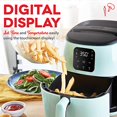 thumbnail image 3 of Dash Tasti-Crisp® Digital Air Fryer, 2.6 Quart - Aqua - Custom Presets, Temperature Control, Auto Shut Off, 3 of 5
