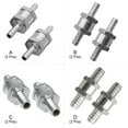 thumbnail image 5 of justharion Check Valve Pneumatic Fitting Quick Waterproof Lightweight One-way Valves Coupling Connector Durable Coupler for Air Compressor 10MM, 5 of 5