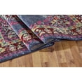thumbnail image 3 of Handcraft Rugs Persian Rug - Faded, Oriental Distressed Area Rug - Modern Vintage Design Persian Area Rug - Abstract, Multicolor Kashan Design Persian Rug - Cherry/Navy Blue/Yellow / Gary 5 x 7 feet, 3 of 6
