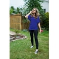 thumbnail image 6 of Free to Live 3 Pack Short Sleeve Casual Women's Dolman Tops, 6 of 6