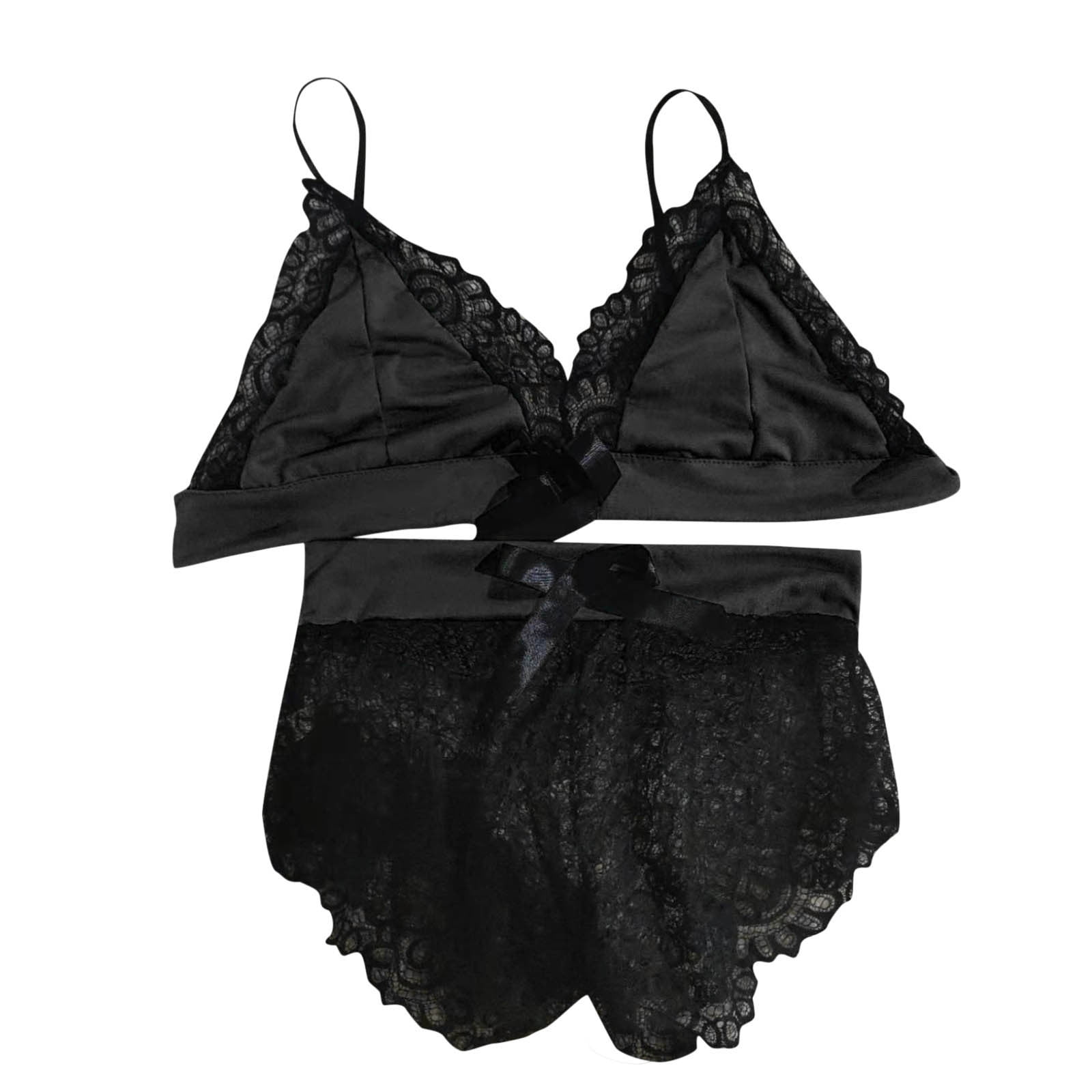 Underwear, BeLoved 2 Piece Set [Bra/T Bag] (Black) Mature Shawl See-th –  EveryMarket
