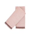 thumbnail image 2 of Blush Guest Towels With  Embroidered Borders, Set of 2, 2 of 5