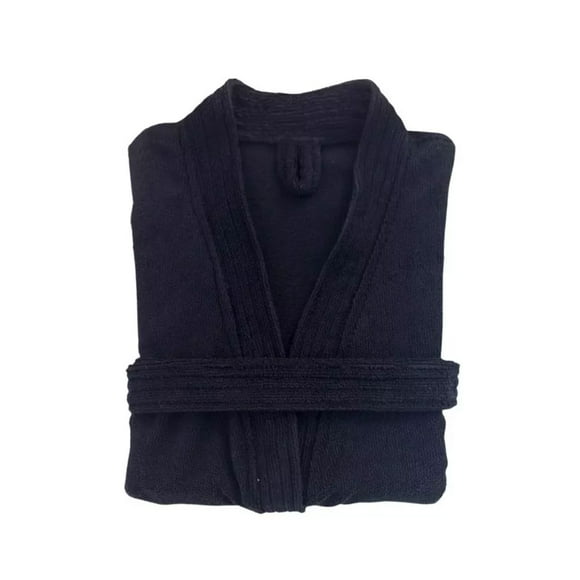Bata de Baño Unisex TexBen Microfibra Negro
