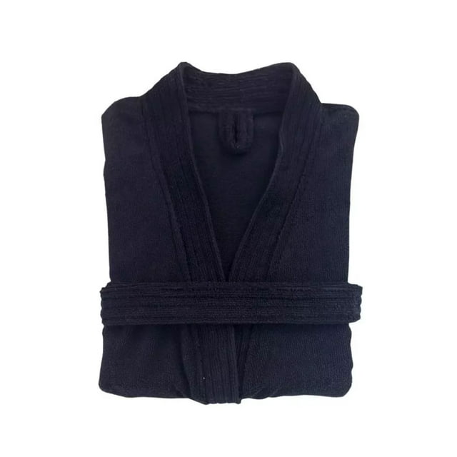 Bata de Baño Unisex TexBen Microfibra Negro