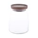 thumbnail image 1 of Contenedor de alimentos con tapa de madera de para , café, 750ML Zulema Tarro de almacenamiento de alimentos, 1 of 8