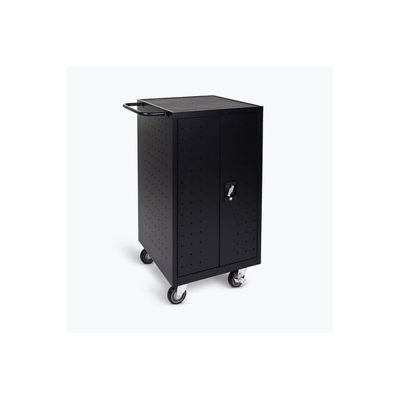 Luxor 187 Laptop Chromebook Charging Cart Black LLTP18-B