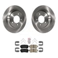 thumbnail image 1 of Transit Auto Rear Disc Brake Rotors and Ceramic Pads Kit for Car 2016 Kia Optima LX EX 1.6T with Electric Parking K8A-100424, 1 of 11