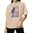 thumbnail image 2 of Reflective Cat Drama Humor Design Women's T-shirt, 2 of 3