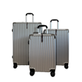 thumbnail image 1 of TRAVLR Traits 3 Pcs (20 Pouces25 Pouces29 Pouces) Ensemble de Valises Rigides Extensible, Anti-Rayures, Huit Roues Silencieuses Roues et Cadenas TSA - Argent, 1 of 6