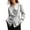 Gray, variant on Women's Wrap V Neck Blouses Tie Waist Puff Cuff Long Sleeve Slim Shirts for Office Business Daily Wear