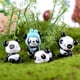 thumbnail image 4 of Estatua de panda Estatuilla de animales decorativos Adornos de escultura exquisita Ounissouiy, 4 of 6