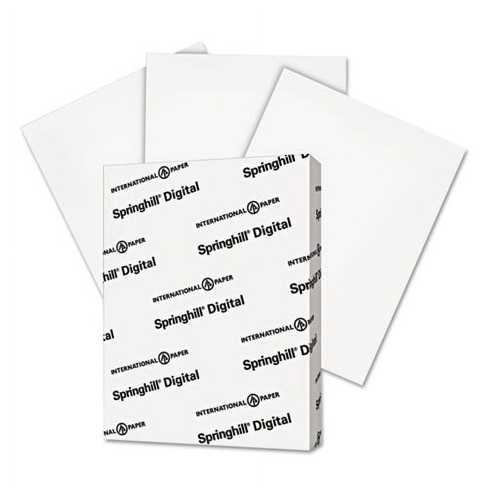 Digital Index White Card Stock, 92 Bright, 110lb, 8.5 X 11, White, 250/pack | Bundle of 5 Packs