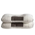 thumbnail image 6 of maho Queen Pillows - Comfortable Breathable Bed Pillows for Sleeping, Soft And Non Collapsing Core Protects The Cervical Spine And Helps Sleep. Adult And Student Household Massage, 6 of 7