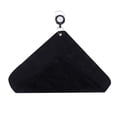 thumbnail image 4 of OULII 1Pc Black Cotton Towel for Outdoor Sports Double-Sided Water Absorbent with Rope, 4 of 8