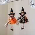 thumbnail image 6 of Hangable Witch Doll Ornament Halloween Small Witch Figurine With Skirt Hanging Decoration For Room Door Window Home Party, 6 of 7