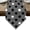 Black, variant on Blue Polka Dot Table Runner Linen Burlap Table Runner 72 Inches Long Modern Simple Dots Summer Dresser Scarves for Kitchen Island Coffee Dining Room Party Wedding Banquet Holiday Decoration 13"x72"