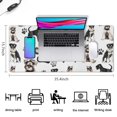thumbnail image 5 of Long Mouse Pads for Desk,Schnauzer Dogs Desk Mats on Top Of Desks, Desk Mouse Pad Extra Large with 3mm Non-Slip Base and Stitched Edge for Gaming,Office,Work,Home 35.4"x15.7", 5 of 6