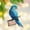 Blue Parakeet Ornament, variant on Personalized American Robin Shaped Ornament Christmas 2025, Unique American Robin Bird Keepsake Xmas Ornament, Custom Name Bird Lover Decor Ornaments Gift for Boss Coworker Friends Birthday Christmas