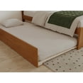 thumbnail image 3 of AFI Nantucket Twin Wood Platform Bed with Matching Footboard & Twin Trundle, Light Toffee, 3 of 15