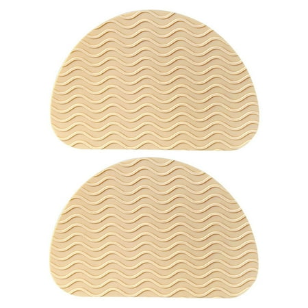 

Wear-Resistant Non-Slip Shoes Mat Self-Adhesive Forefoot High Heels Sticker High Heel Sole Protector Rubber Pads Cushion Apricot-crescent