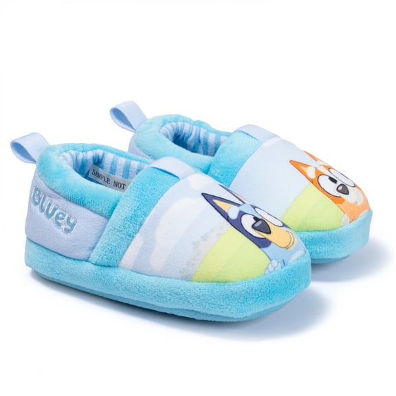 Bluey Striped Toddler A-Line Slippers-Size 5