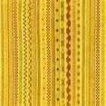 thumbnail image 1 of Ahgly Company Indoor Square Abstract Yellow Modern Area Rugs, 3' Square, 1 of 4