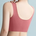 thumbnail image 4 of Luxalzxs Breathable Bras for Women with Padding Mesh Crossover V-Neck Push up Seamless Everyday Bras Comfortable Full Coverage no Underwire Wireless Bras, 4 of 8