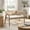 Light Ash + Beige, variant on Christopher Knight Home 46.25" Mid Century Curved Cane Upholstered Loveseat, Light Ash+Beige