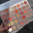 thumbnail image 1 of Paleta de sombras de ojos HUOGUO, 35 colores, brillante, mate, impermeable, 1 of 5